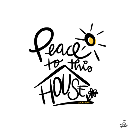 "Peace to this house" - Poster