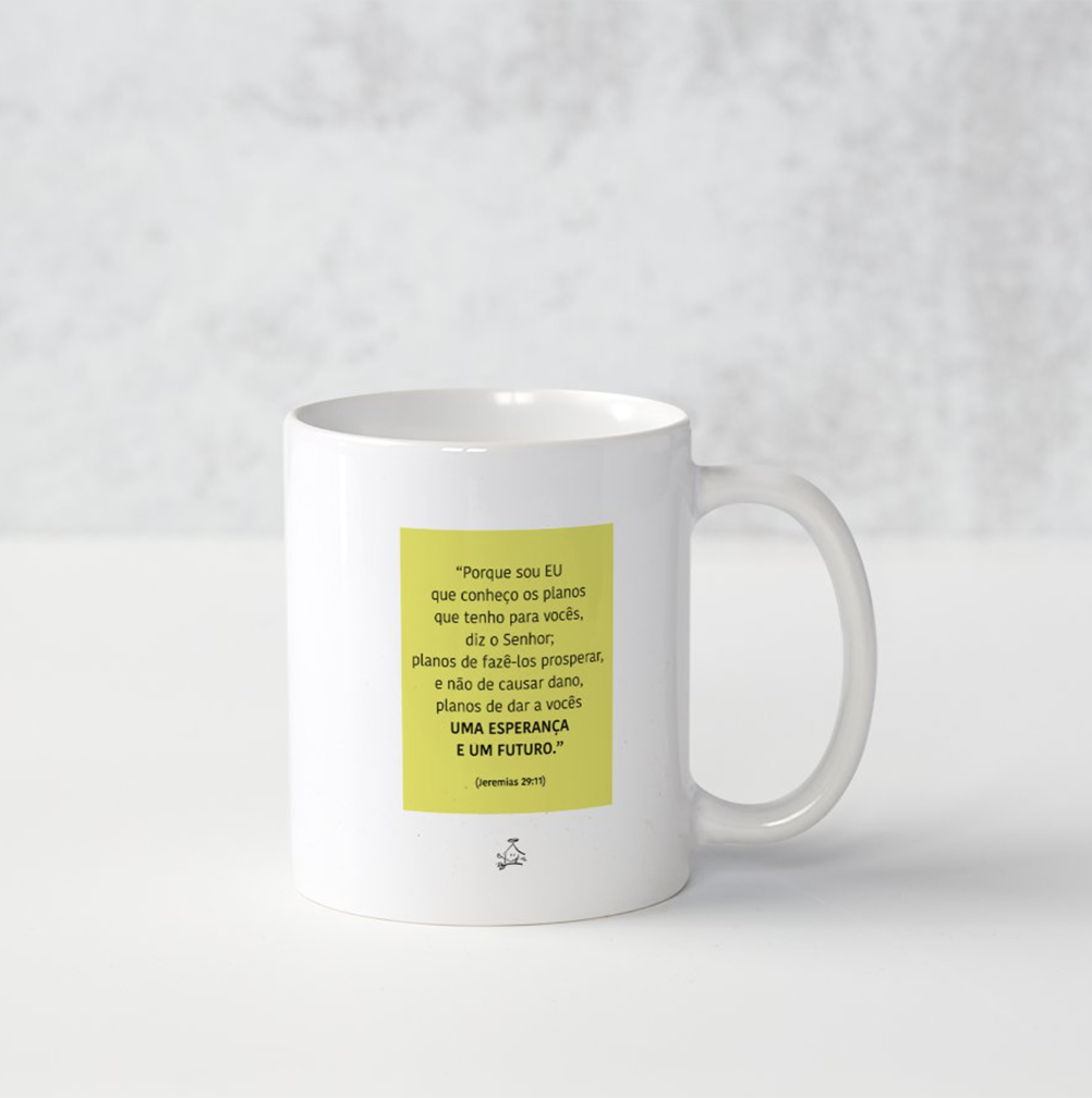 "NÃO DESISTA NÃO PARE DE CRER" Coffee Mug